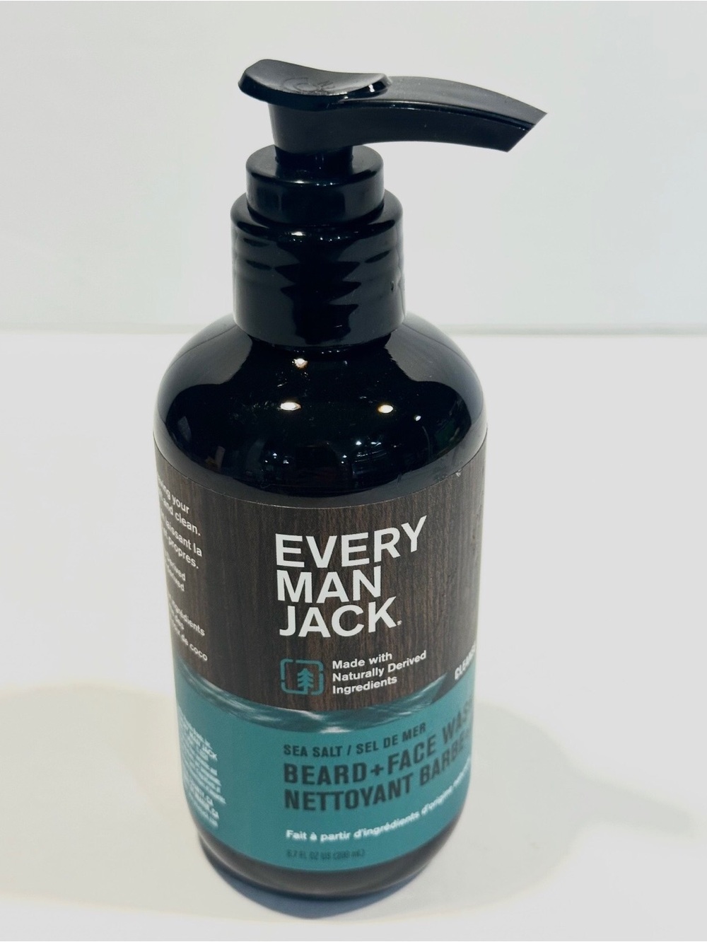 Every Man Jack Sea Salt Beard + Face Wash - Size 6.7fl oz.